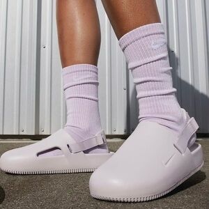 Nike Light Purple Slip-On Footwear